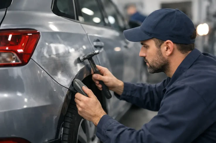 Service tinichigerie auto făcut corect