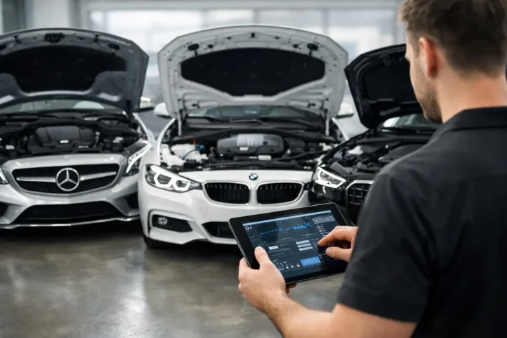 Diagnoza Mercedes BMW Audi corectă